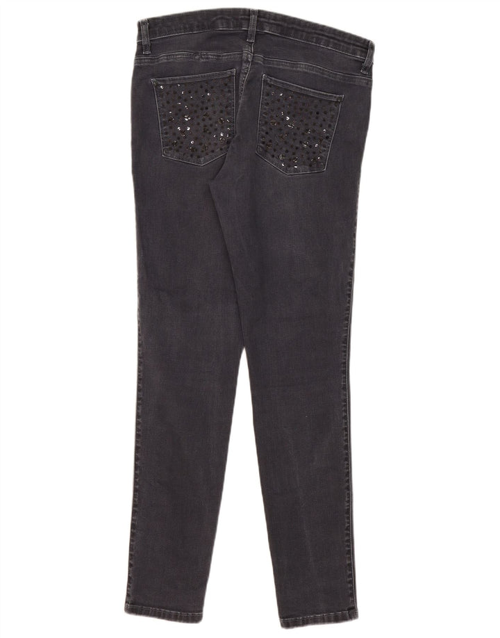 Guess Damskie jeansy Skinny W30 L30 Szare bawełniane