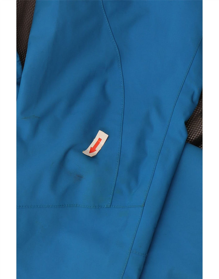 Damska kurtka przeciwdeszczowa z kapturem Jack Wolfskin UK 10 Small Blue Poliamid