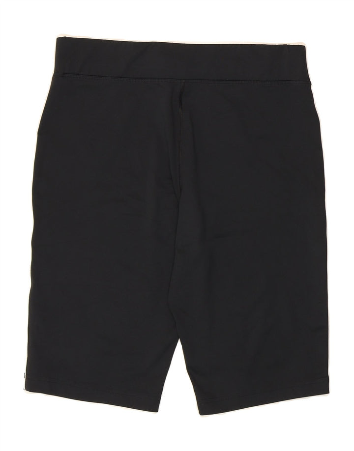 FILA Womens Bermuda Sport Shorts UK 14 Large  Black Polyester Vintage Fila and Second-Hand Fila from Messina Hembry 