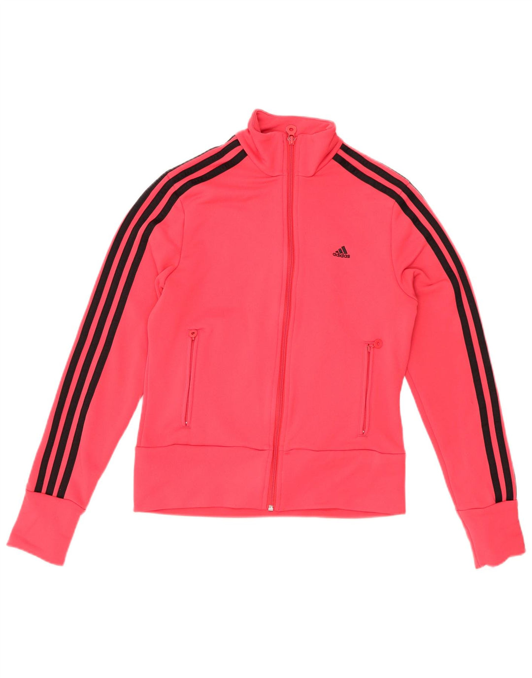 Damska kurtka dresowa ADIDAS UK 12, średni różowy poliester