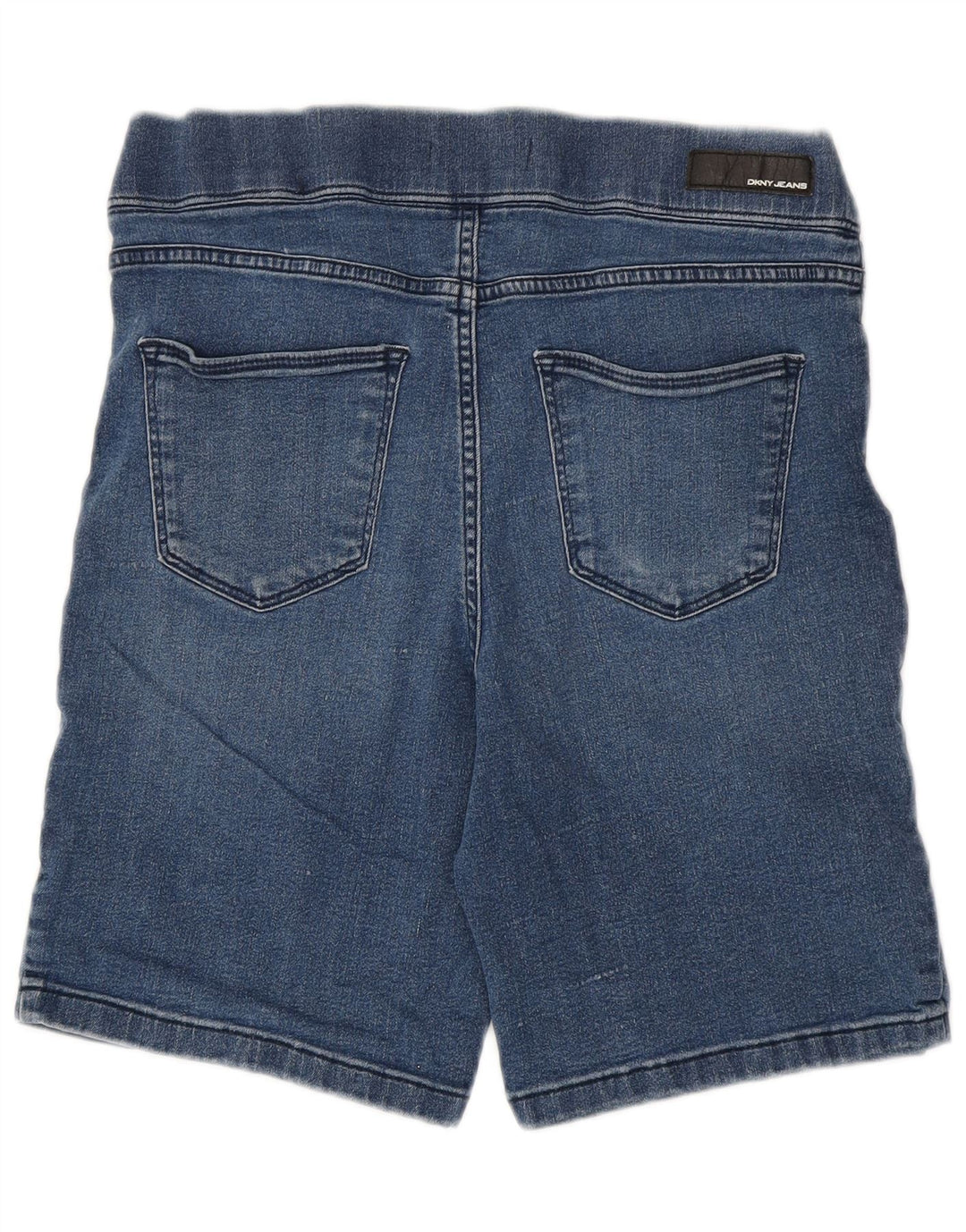 Damskie spodenki jeansowe DKNY, średnie W30, niebieska bawełna
