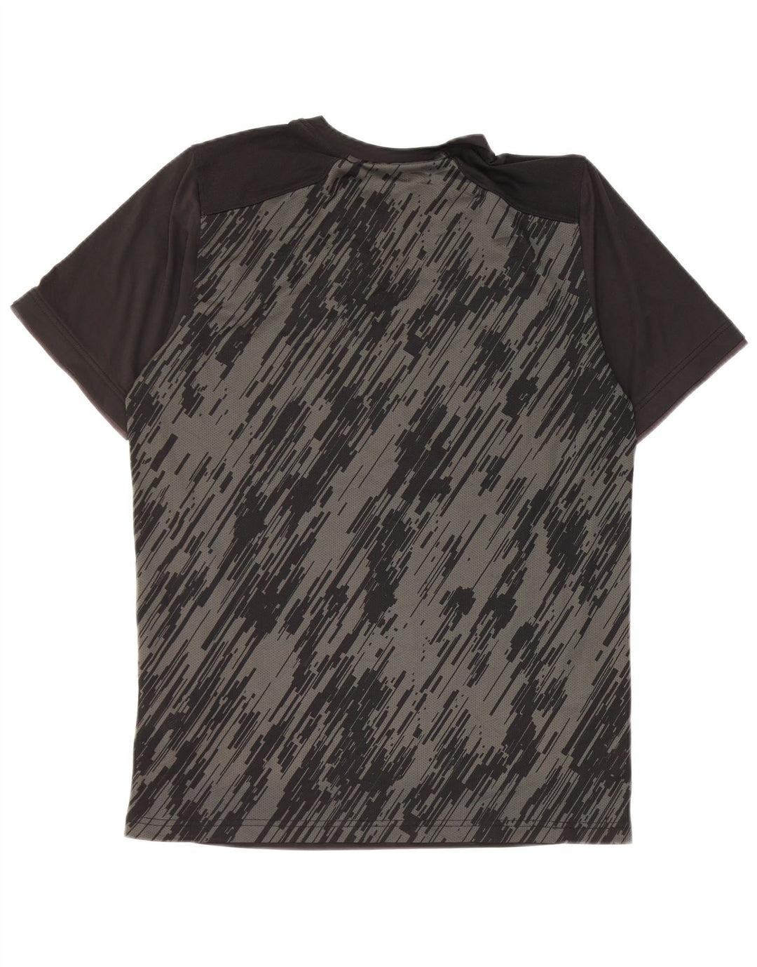 Męski T-shirt Nike Dri Fit Top, średni czarny geometryczny poliester