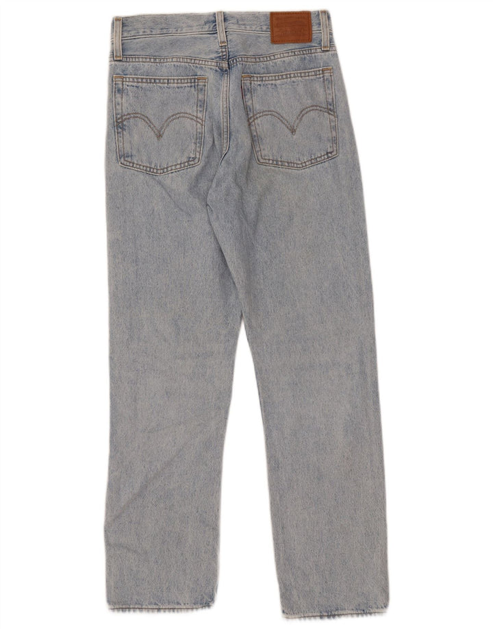 Damskie jeansy Levi's Wedgie Straight W26 L28 Niebieskie bawełniane