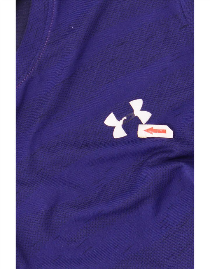 Koszulka męska Under Armour, średnia, granatowa w paski