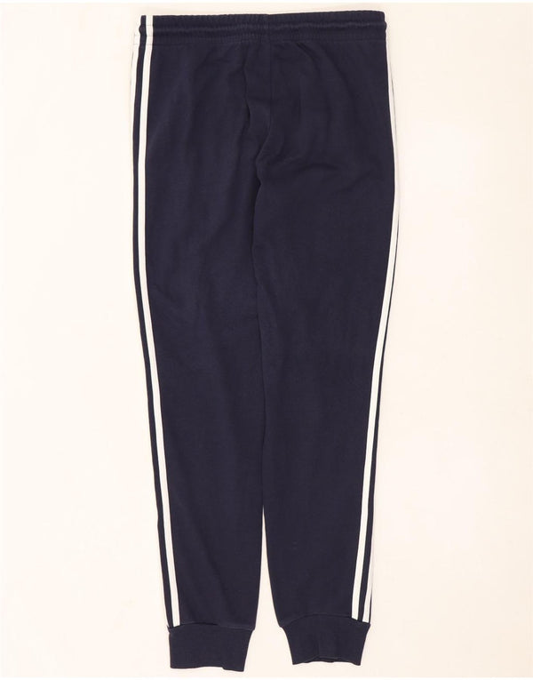 Damskie spodnie dresowe Adidas Joggers UK 12/14 Średni granatowy bawełniany