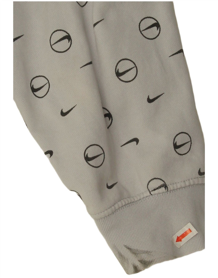 Damska bluza dresowa Nike Oversized Crop Graphic UK 10 Small Grey