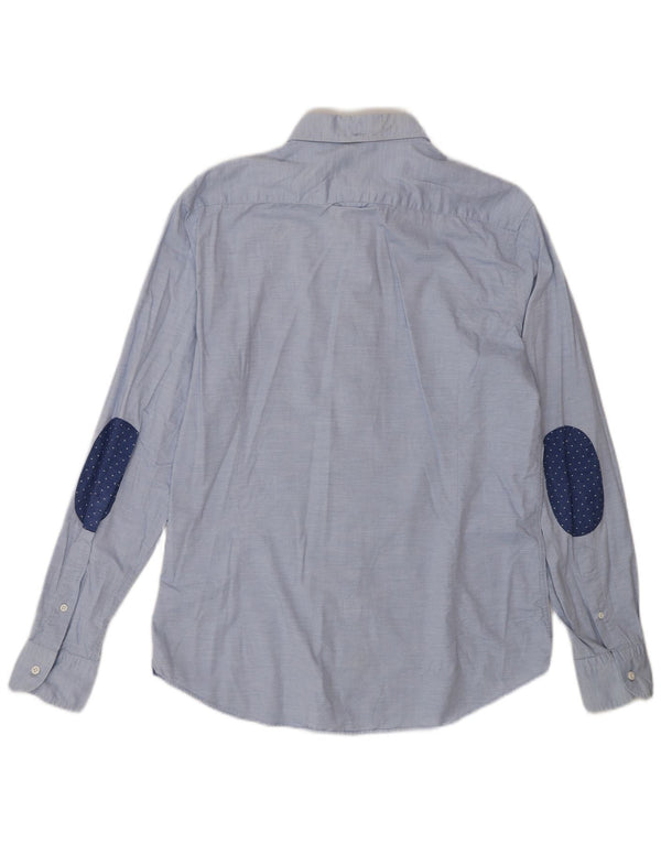 Massimo Dutti Mens Shirt Medium Blue