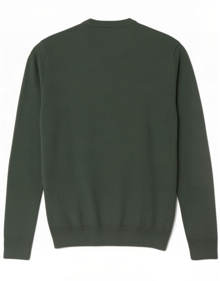 Męski sweter z okrągłym dekoltem Jack Wills, mały, zielony, bawełniany