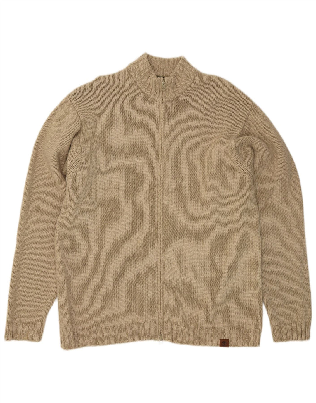 Sweter męski Timberland XL w kolorze beżowym z owczej wełny