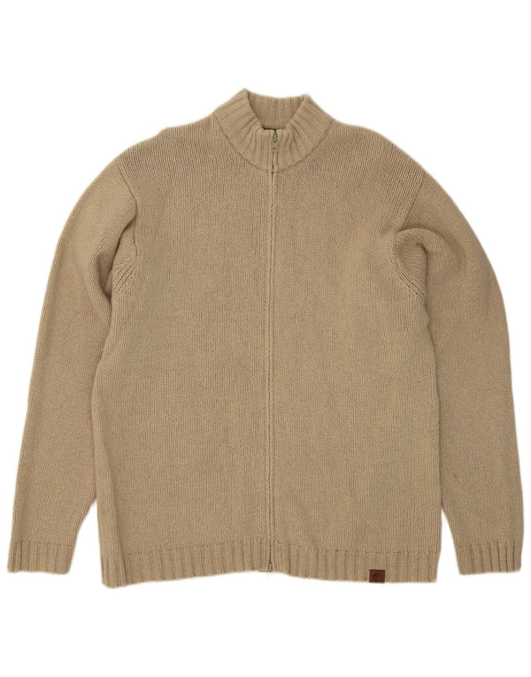 Sweter męski Timberland XL w kolorze beżowym z owczej wełny