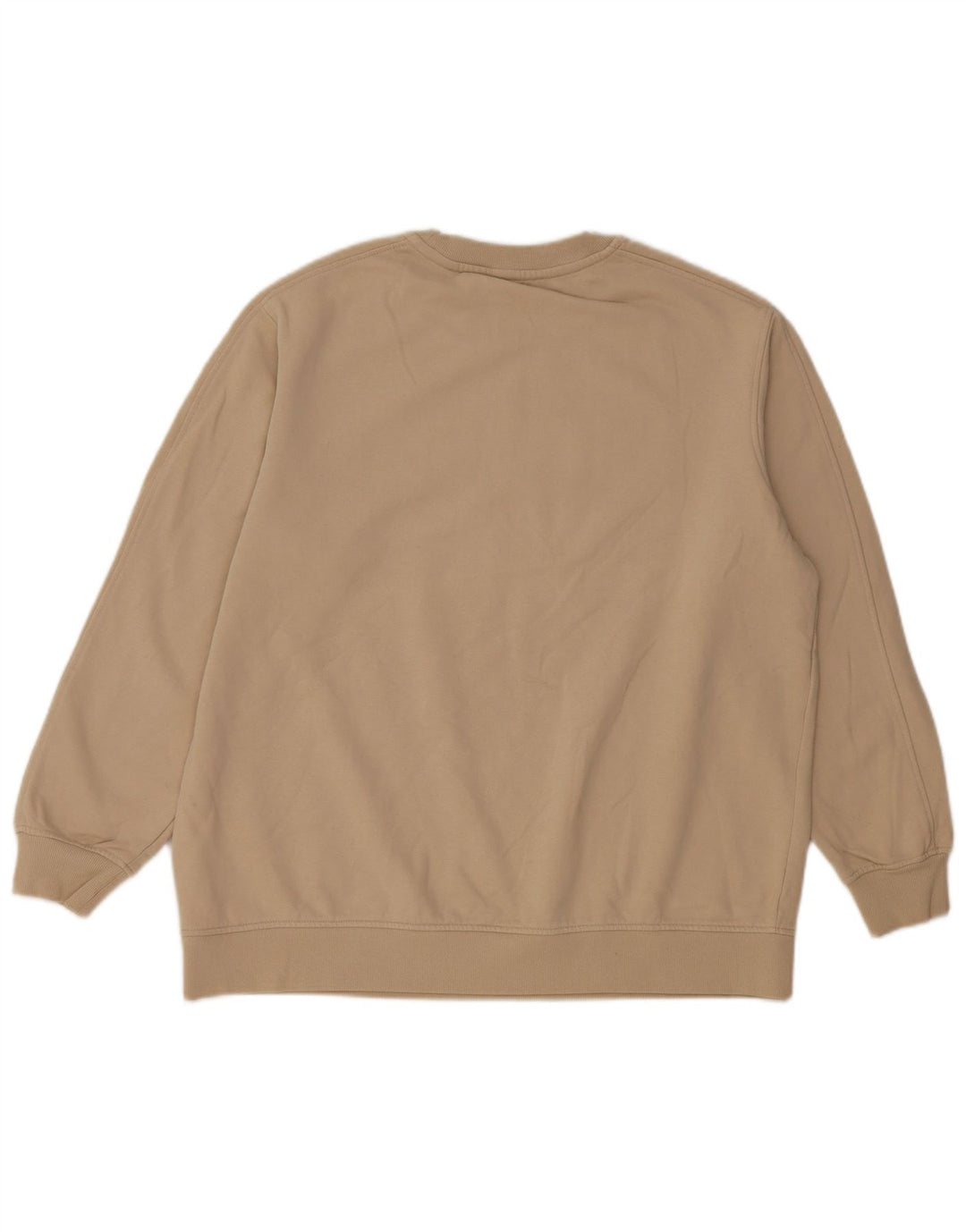 Marks & Spencer Męski sweter z grafiką, średnio beżowy, bawełniany