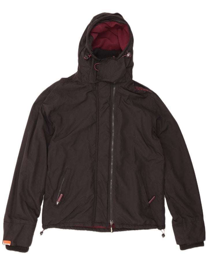 Męska kurtka wiatrówka Superdry The Windcheater UK 42 XL, czarny nylon