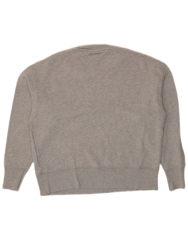 Męska bluza Tommy Hilfiger, duża, szara, nakrapiana bawełna