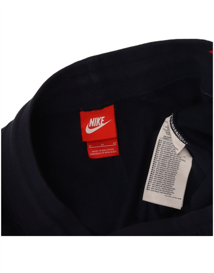 Męskie spodnie dresowe NIKE Air Graphic, joggery, średni granatowy, bawełniany