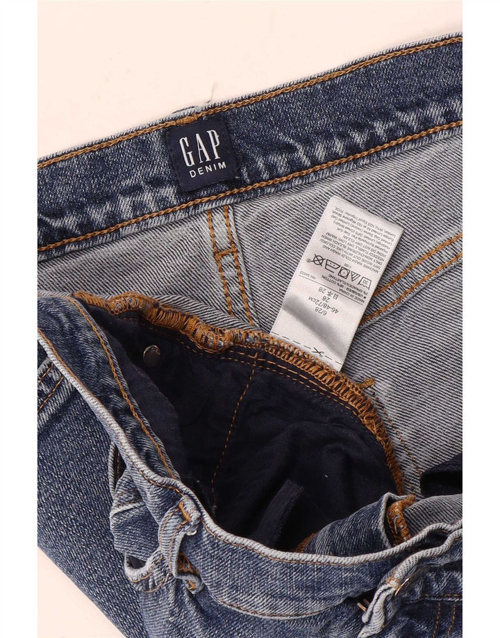 Damskie jeansy Gap Slim W28 L28 Niebieskie bawełniane