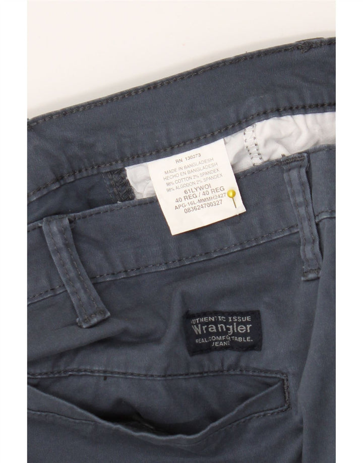 Męskie spodenki cargo Wrangler W40 XL, granatowe, bawełniane