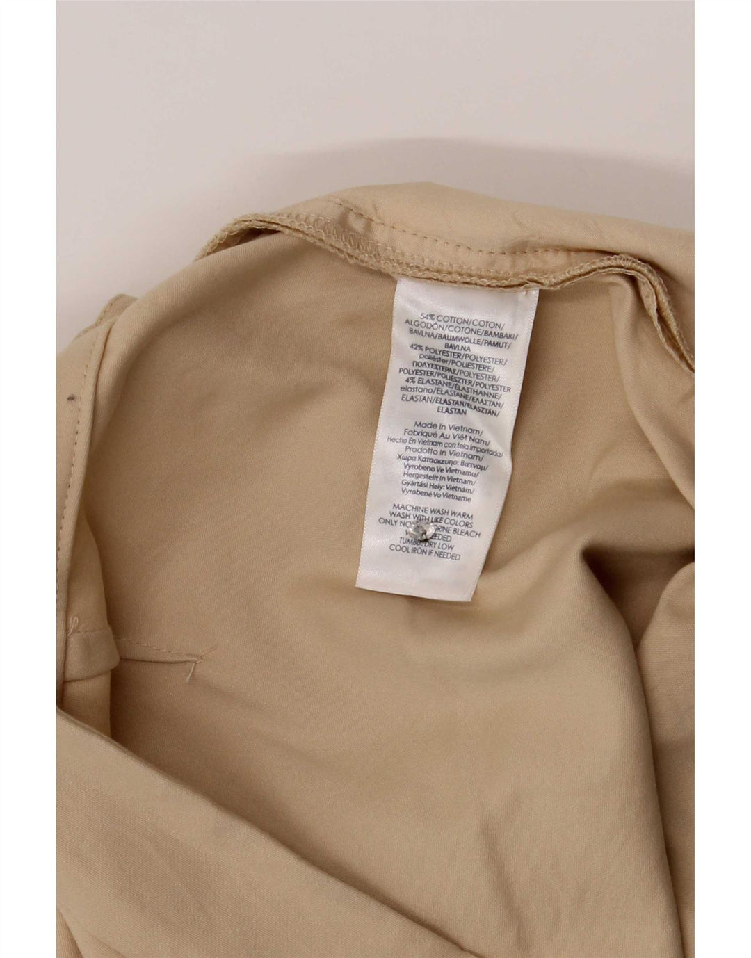 Damskie spodenki Chino Chaps US 8 Medium W32 Beżowa bawełna