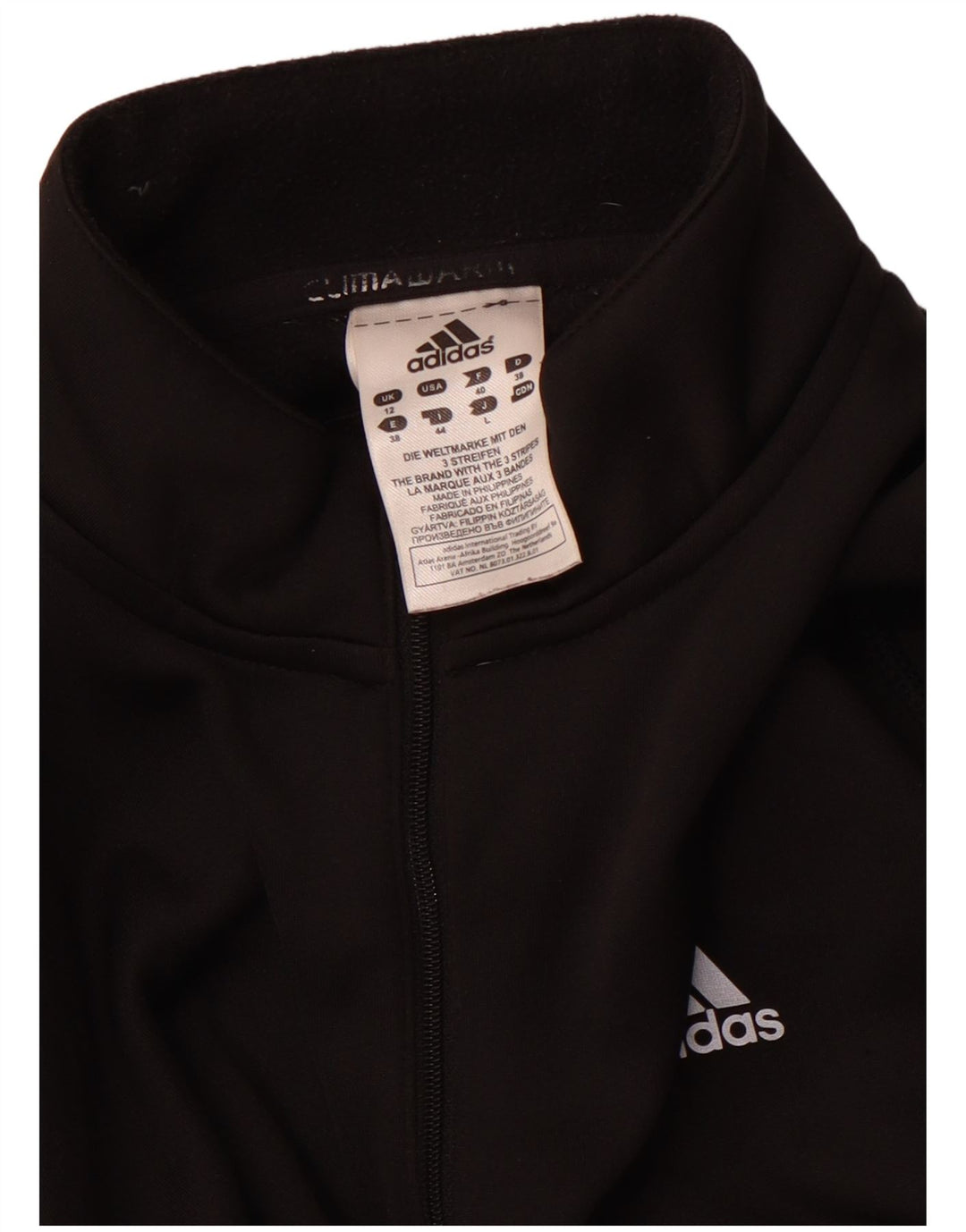 Damski dres ADIDAS Climawarm, bluza UK 12, średnia czerń