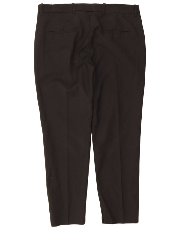 Spodnie damskie Zara Slim Chino, duże W30 L26, czarne, bawełniane
