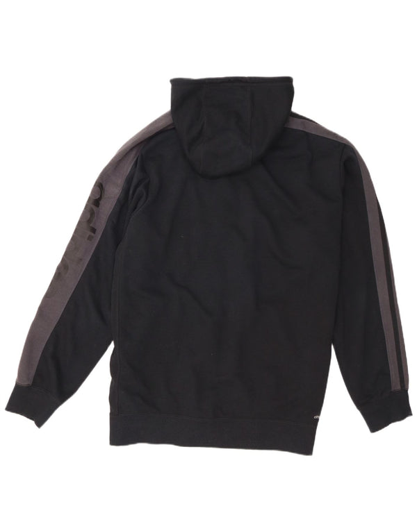 Adidas Męskie Climalite Graphic Zip Sweter Z Kapturem XL Czarny Kolorblok