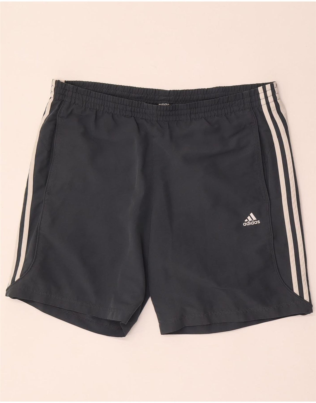 Męskie spodenki sportowe Adidas Climalite, średnioszary, poliestrowy
