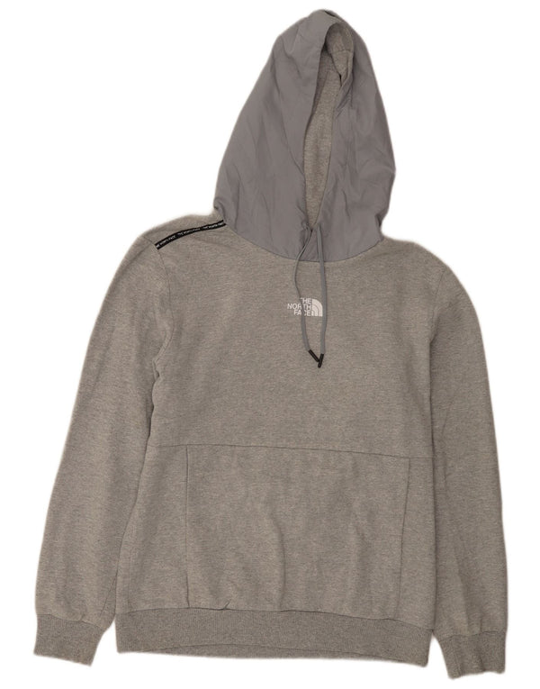 Męski sweter z kapturem The North Face, średnioszary, bawełniany