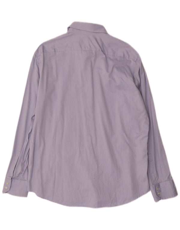 Koszula męska Hugo Boss o regularnym kroju, rozmiar 44 17 1/2 XL, niebieska bawełniana