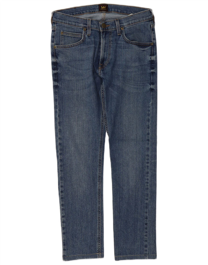 Lee Męskie Luke Slim Jeans W30 L27 Niebieskie bawełniane