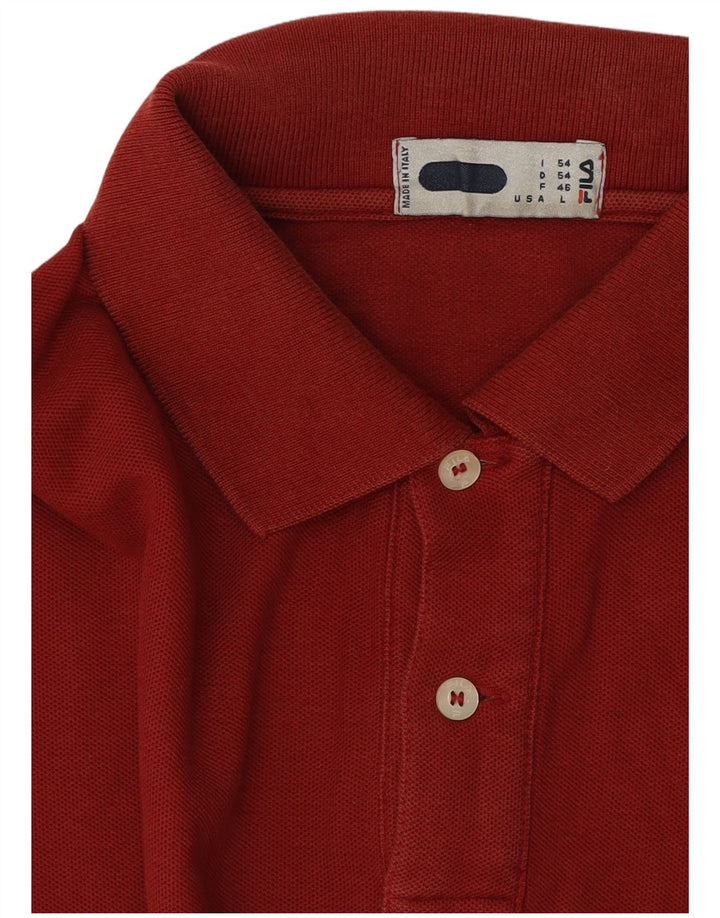 Męska koszulka polo Fila IT 54 XL czerwona