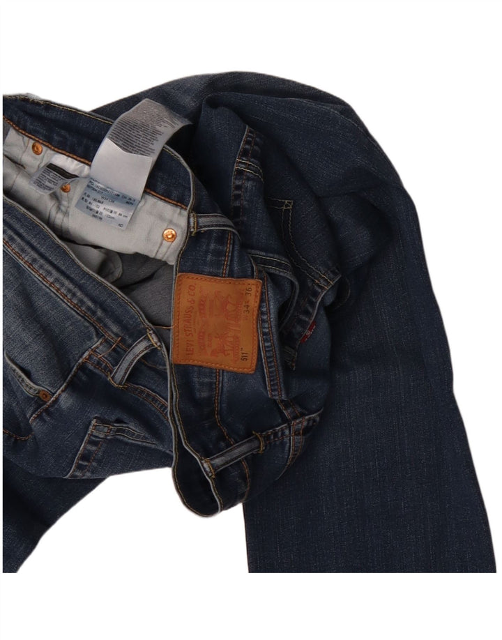 Męskie jeansy Levi's 511 Slim W34 L36 Granatowa bawełna