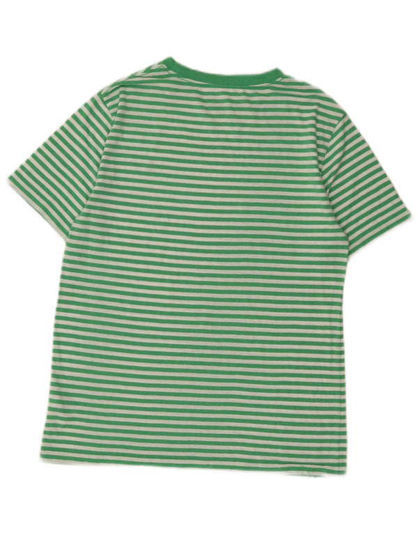 Koszulka damska Polo Ralph Lauren Top UK 14, duża, bawełniana w zielone paski