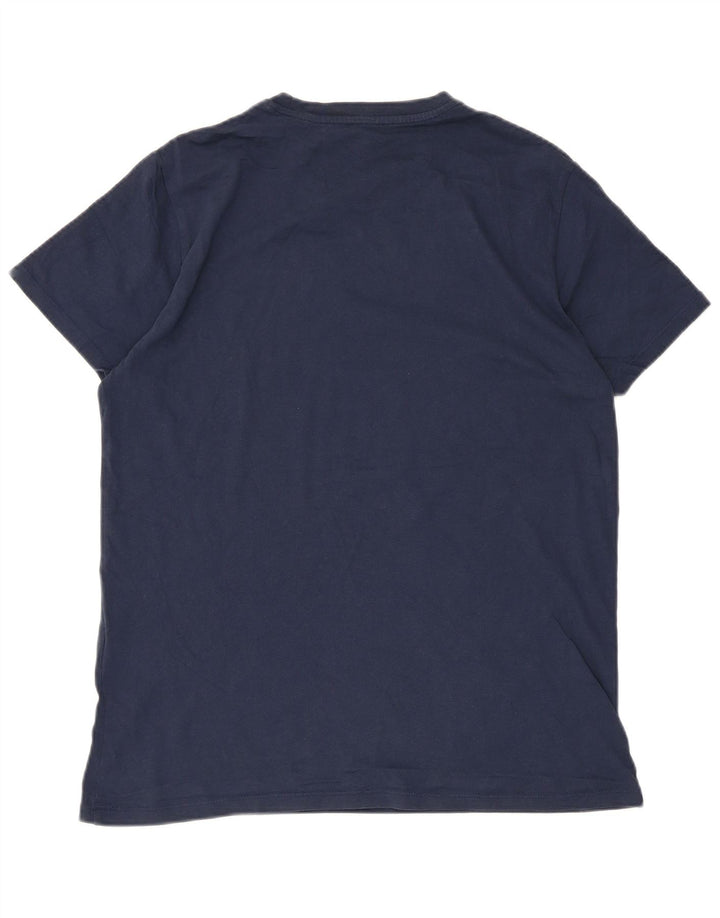 Męska koszulka z grafiką w kolorze khaki Dockers, średnia, granatowa bawełna