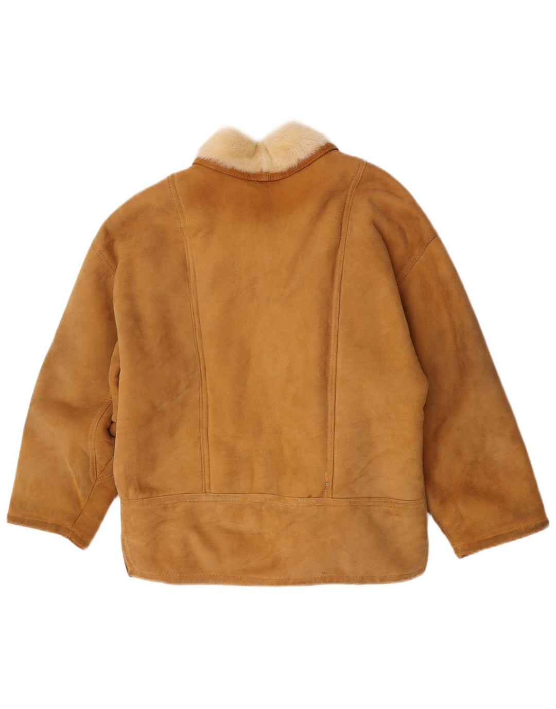 Damska kurtka oversize w stylu vintage IT 42 w kolorze średniego brązu