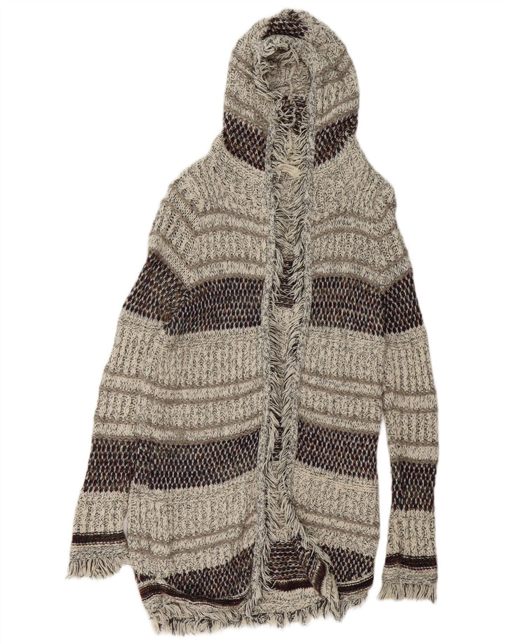 Damski sweter rozpinany z długim rękawem ZARA UK 14, średni, wielokolorowy