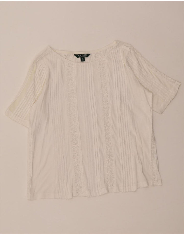 Bluzka damska Ralph Lauren Top UK 14 Medium White
