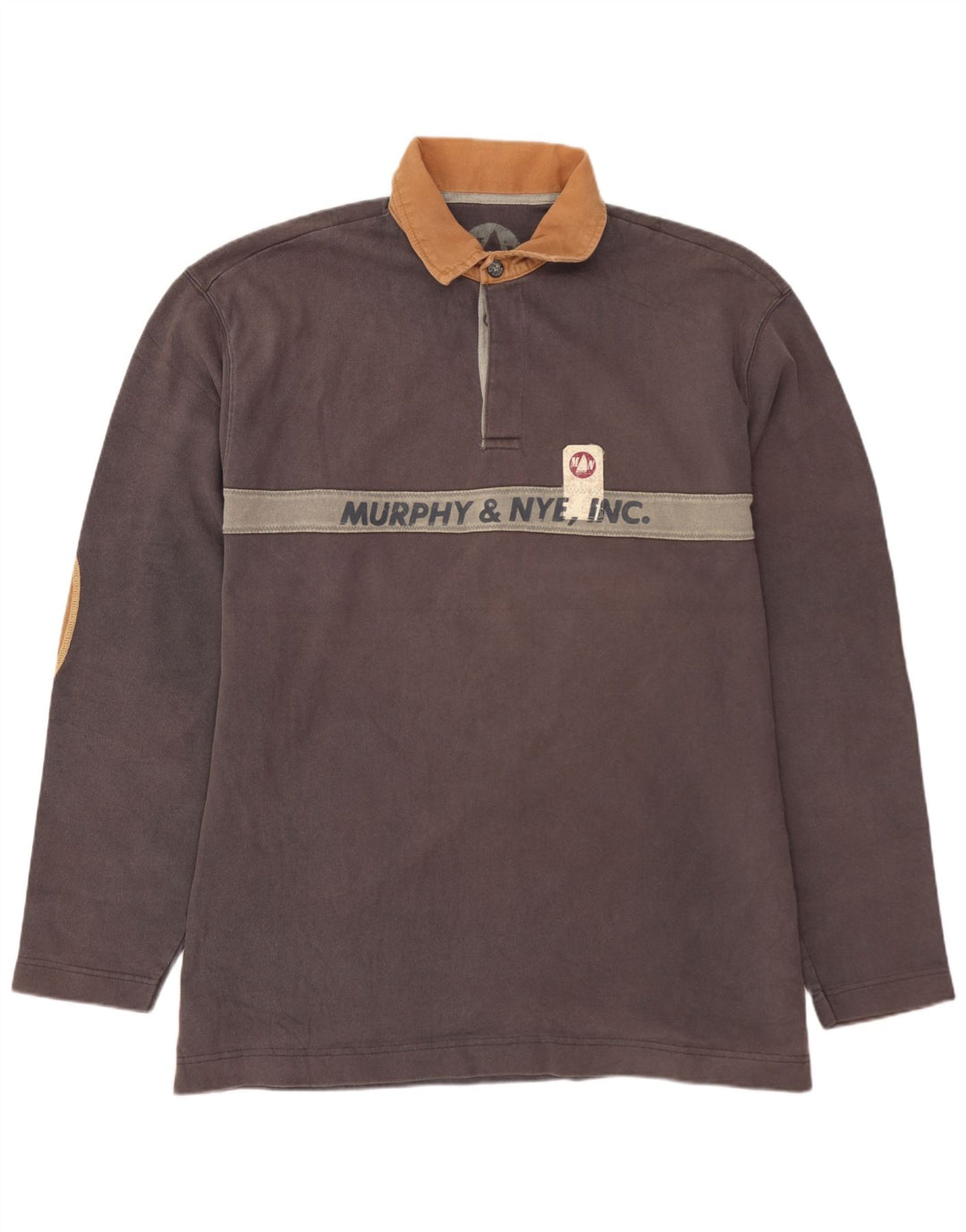 Męska koszulka polo do rugby MURPHY & NYE Sailmakers Graphic 2XL z szarymi blokami kolorów