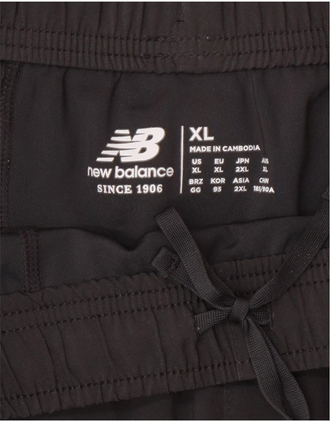 Męskie spodenki sportowe New Balance XL w kolorze czarnym