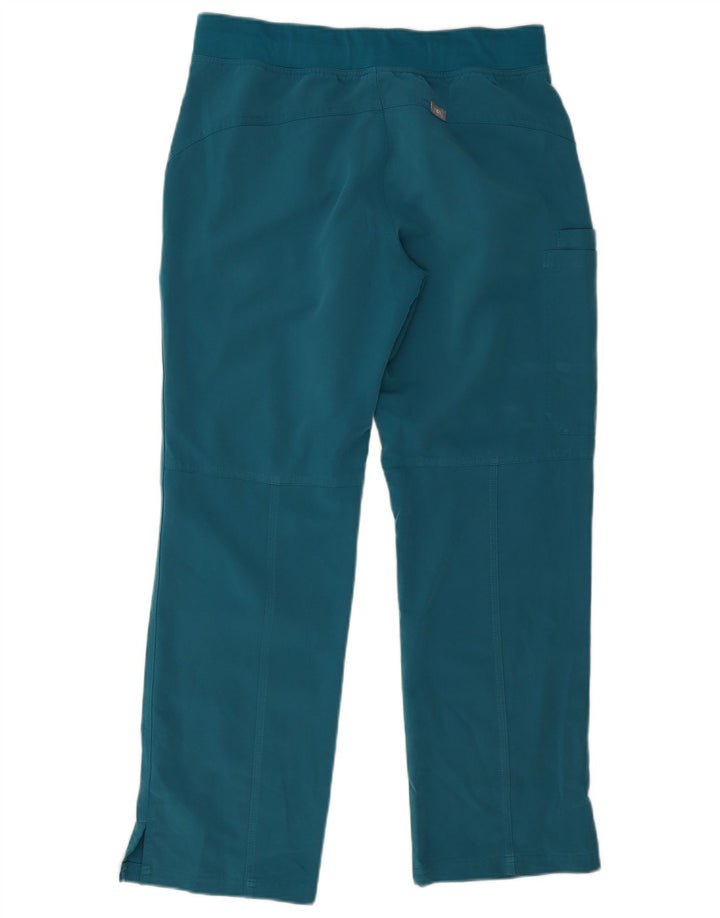 Spodnie damskie Figs Straight Cargo Medium W30 L28 Niebieski poliester