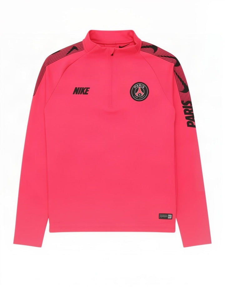Top dresowy dziewczęcy Nike z grafiką, 12-13 lat, duży, różowy