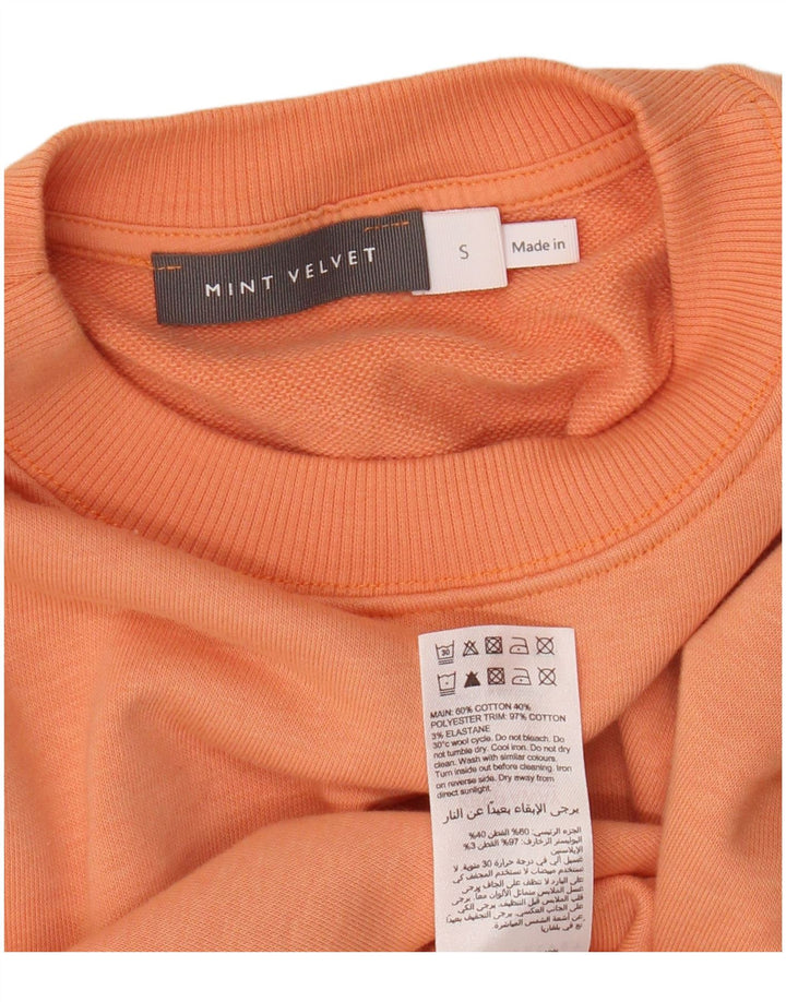 Damski sweter oversize MINT VELVET UK 10, mały, pomarańczowy, bawełniany