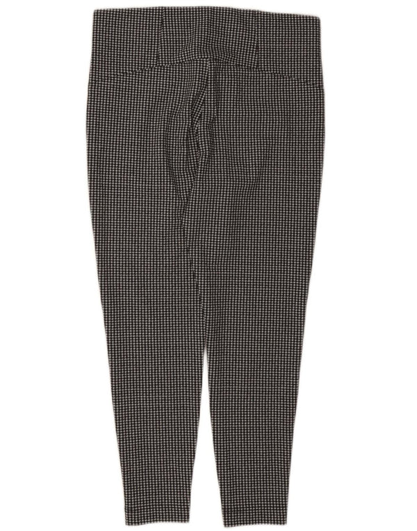 Spodnie damskie Marks & Spencer UK 18 XL W36 L28 Czarne pepitka