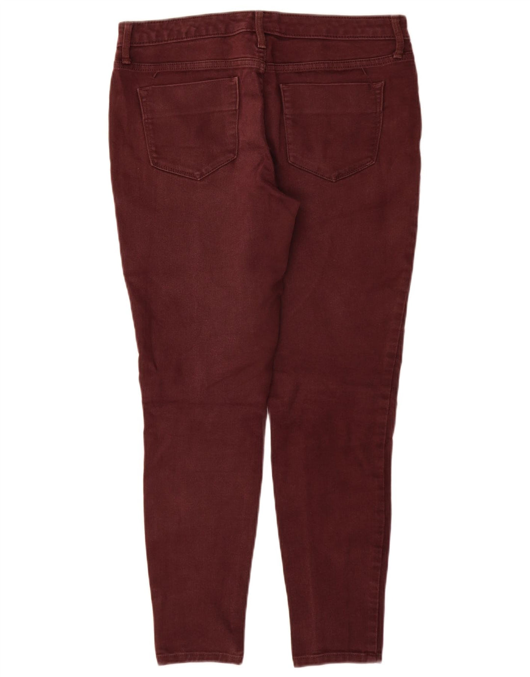 Damskie jeansy Jeggings MOSSIMO ze średnim stanem US 8 Medium W29 L28 Bordowa bawełna