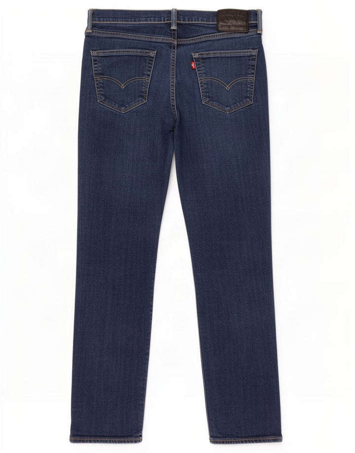 Męskie jeansy Levi's 511 Slim W34 L32 Granatowa bawełna