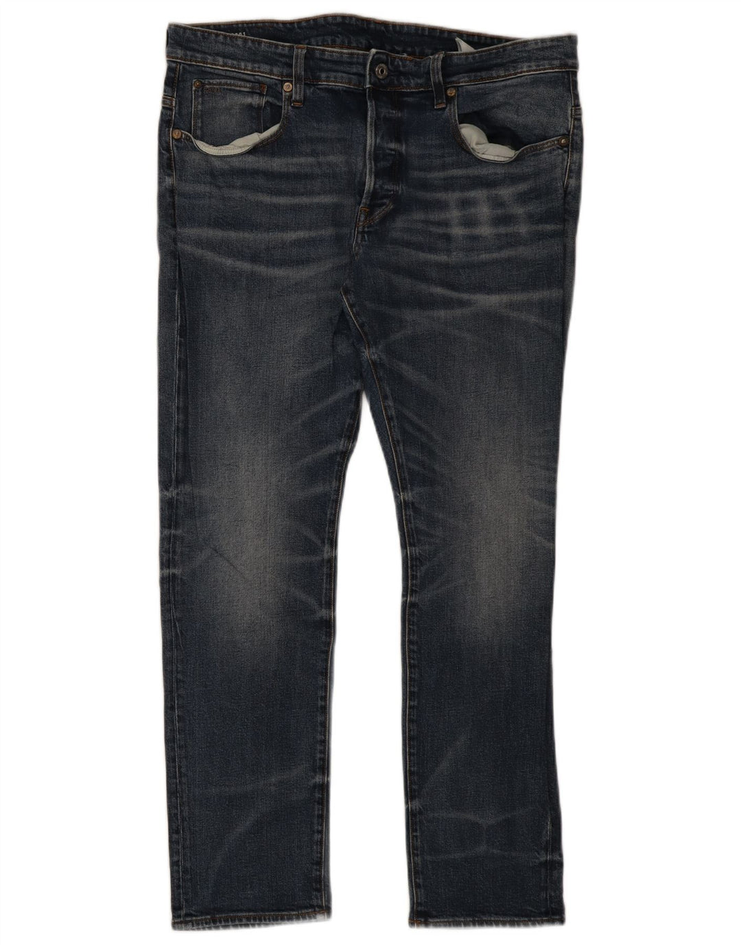Męskie jeansy slim G-Star W36 L30 Niebieskie bawełniane