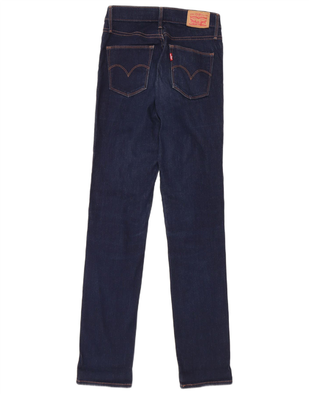 Damskie jeansy wyszczuplające Levi's W26 L32 Granatowa bawełna
