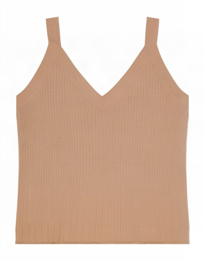 Damski top na ramiączkach Massimo Dutti, UK 14, duży, beżowy