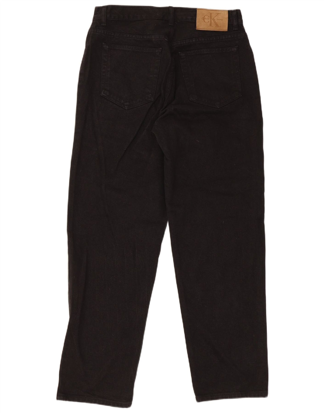 Męskie dżinsy Calvin Klein Regular Straight W32 L30 Czarna bawełna