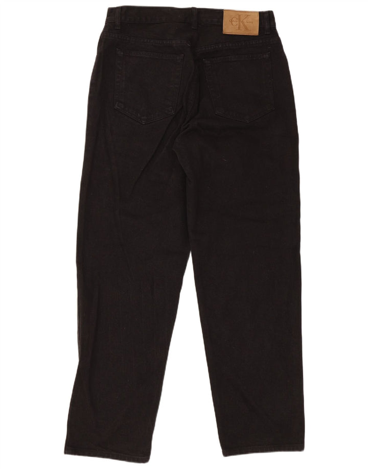 Męskie dżinsy Calvin Klein Regular Straight W32 L30 Czarna bawełna