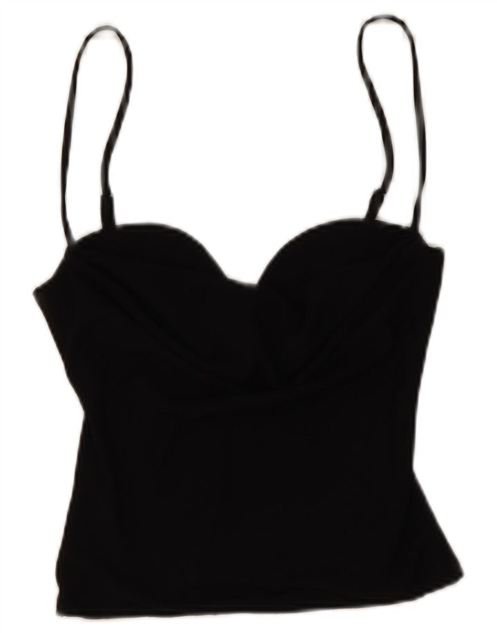 Damski top na ramiączkach Zara UK 6 XS, czarny