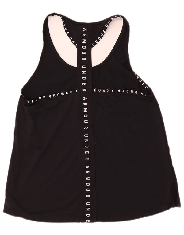 Damska kamizelka Under Armour Heat Gear Graphic Top UK 10, mała, czarna, poliester